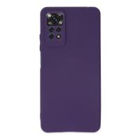 Newface Xiaomi Redmi Note 11 Pro Kılıf First Silikon - Mürdüm