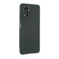 Newface Xiaomi Redmi Note 11 Pro Kılıf First Silikon - Koyu Yeşil