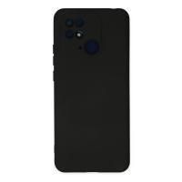 Newface Xiaomi Redmi 10C Kılıf Nano içi Kadife Silikon - Siyah