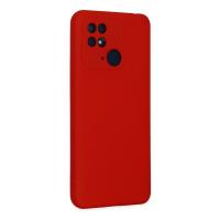 Newface Xiaomi Redmi 10C Kılıf Nano içi Kadife Silikon - Kırmızı