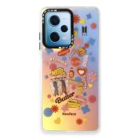 Newface Xiaomi Redmi Note 12 4G Kılıf Estoril Desenli Kapak - Estoril - 16