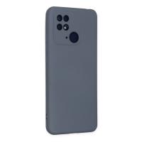 Newface Xiaomi Redmi 10C Kılıf Nano içi Kadife Silikon - Gri