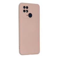 Newface Xiaomi Redmi 10C Kılıf Nano içi Kadife Silikon - Pudra