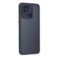 Newface Xiaomi Redmi 10C Kılıf Montreal Silikon Kapak - Lacivert