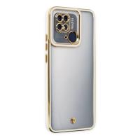 Newface Xiaomi Redmi 10C Kılıf Liva Lens Silikon - Beyaz