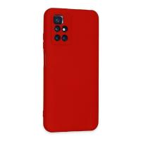 Newface Xiaomi Redmi 10 2022 Kılıf Nano içi Kadife Silikon - Kırmızı