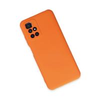 Newface Xiaomi Redmi 10 2022 Kılıf Nano içi Kadife Silikon - Turuncu