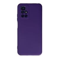 Newface Xiaomi Redmi 10 2022 Kılıf Nano içi Kadife Silikon - Mor