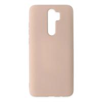 Newface Xiaomi Redmi Note 8 Pro Kılıf Nano içi Kadife Silikon - Pudra