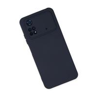 Newface Xiaomi Poco M4 Pro 4G Kılıf Nano içi Kadife Silikon - Lacivert