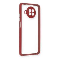 Newface Xiaomi Redmi Note 9 Pro 5G Kılıf Miami Şeffaf Silikon - Fuşya