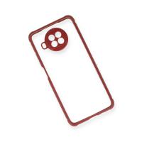 Newface Xiaomi Redmi Note 9 Pro 5G Kılıf Miami Şeffaf Silikon - Fuşya