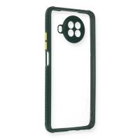 Newface Xiaomi Redmi Note 9 Pro 5G Kılıf Miami Şeffaf Silikon - Koyu Yeşil