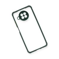 Newface Xiaomi Redmi Note 9 Pro 5G Kılıf Miami Şeffaf Silikon - Koyu Yeşil