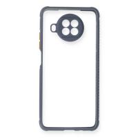 Newface Xiaomi Redmi Note 9 Pro 5G Kılıf Miami Şeffaf Silikon - Gri