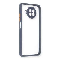 Newface Xiaomi Redmi Note 9 Pro 5G Kılıf Miami Şeffaf Silikon - Gri