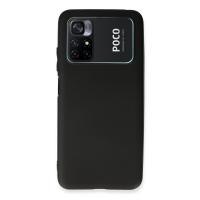 Newface Xiaomi Poco M4 Pro 4G Kılıf First Silikon - Siyah