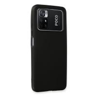 Newface Xiaomi Poco M4 Pro 4G Kılıf First Silikon - Siyah