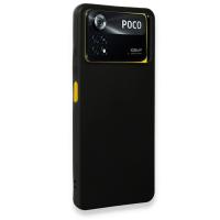 Newface Xiaomi Poco X4 Pro 5G Kılıf First Silikon - Siyah