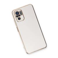 Newface Xiaomi Redmi Note 10 Kılıf Volet Silikon - Beyaz