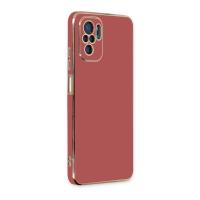 Newface Xiaomi Redmi Note 10 Kılıf Volet Silikon - Kırmızı