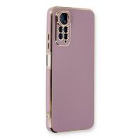 Newface Xiaomi Redmi Note 11 Kılıf Volet Silikon - Mor