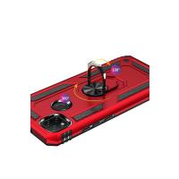 Newface Xiaomi Redmi 9C Kılıf Sofya Yüzüklü Silikon Kapak - Rose