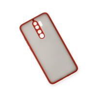 Newface Xiaomi Redmi Note 8 Pro Kılıf Montreal Silikon Kapak - Kırmızı