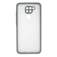 Newface Xiaomi Redmi Note 9 Kılıf Montreal Silikon Kapak - Gri