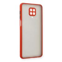 Newface Xiaomi Redmi Note 9 Pro Kılıf Montreal Silikon Kapak - Kırmızı