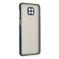 Newface Xiaomi Redmi Note 9 Pro Kılıf Montreal Silikon Kapak - Lacivert