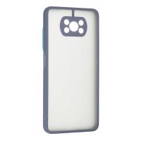 Newface Xiaomi Pocophone X3 Kılıf Montreal Silikon Kapak - Gri