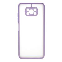 Newface Xiaomi Pocophone X3 Kılıf Montreal Silikon Kapak - Mor