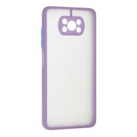 Newface Xiaomi Pocophone X3 Kılıf Montreal Silikon Kapak - Mor