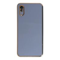 Newface Xiaomi Redmi 9A Kılıf Volet Silikon - Mavi