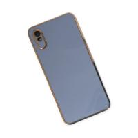 Newface Xiaomi Redmi 9A Kılıf Volet Silikon - Mavi