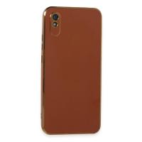 Newface Xiaomi Redmi 9A Kılıf Volet Silikon - Kırmızı