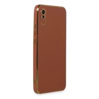 Newface Xiaomi Redmi 9A Kılıf Volet Silikon - Kırmızı