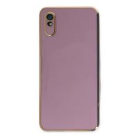 Newface Xiaomi Redmi 9A Kılıf Volet Silikon - Mor