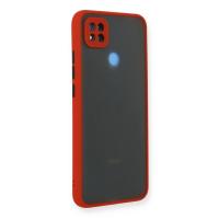 Newface Xiaomi Redmi 9C Kılıf Montreal Silikon Kapak - Kırmızı