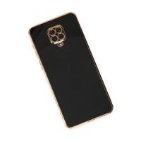 Newface Xiaomi Redmi Note 9 Pro Kılıf Volet Silikon - Siyah