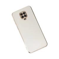 Newface Xiaomi Redmi Note 9 Pro Kılıf Volet Silikon - Beyaz