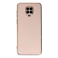 Newface Xiaomi Redmi Note 9 Pro Kılıf Volet Silikon - Pembe