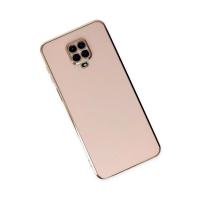 Newface Xiaomi Redmi Note 9 Pro Kılıf Volet Silikon - Pembe