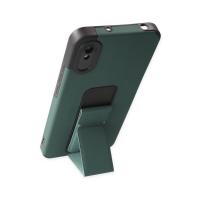 Newface Xiaomi Redmi 9A Kılıf Mega Standlı Silikon - Yeşil