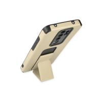 Newface Xiaomi Redmi Note 8 Pro Kılıf Mega Standlı Silikon - Gold