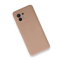 Newface Xiaomi Mi 11 Kılıf Nano içi Kadife Silikon - Pudra