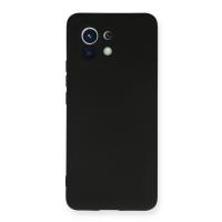 Newface Xiaomi Mi 11 Kılıf Nano içi Kadife Silikon - Siyah