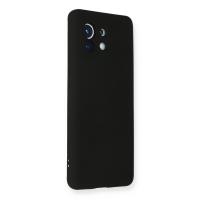 Newface Xiaomi Mi 11 Kılıf Nano içi Kadife Silikon - Siyah