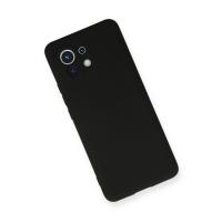 Newface Xiaomi Mi 11 Kılıf Nano içi Kadife Silikon - Siyah